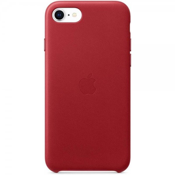 Apple Original iPhone 7/8/SE Cover Leather Case Rød