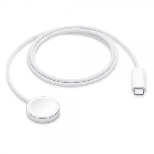 Apple Originaloplader Apple Watch magnetisk hurtigoplader til USB-C-kabel 1 m