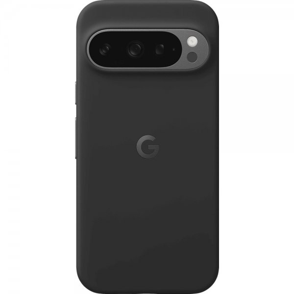 Google Original Pixel 9/Pixel 9 Pro Cover Silikone Obsidian