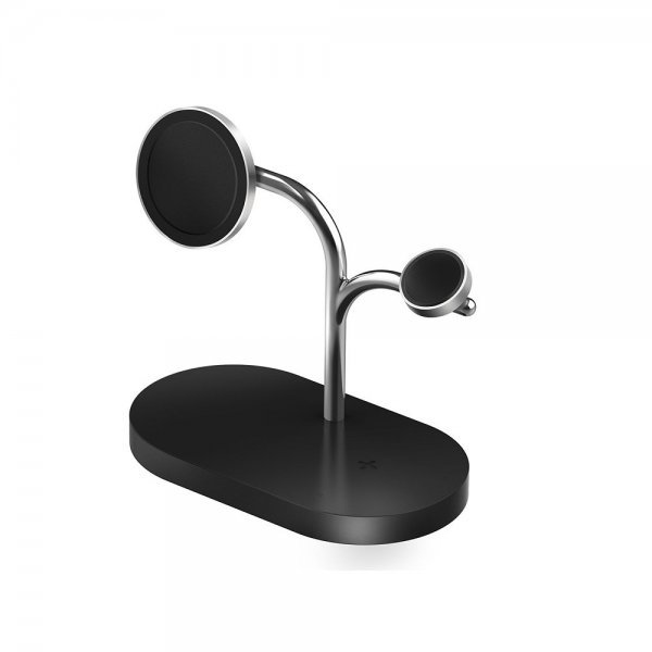 Samsung Original Trådløs Oplader 3i1 Trådløs Oplader Qi2 Magnetisk Sort