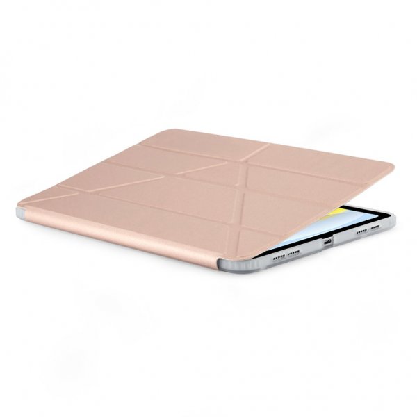 Pipetto iPad 10.9 (gen 10)/iPad 11 (A16) Cover Origami No1 Original Case Metallic Rose