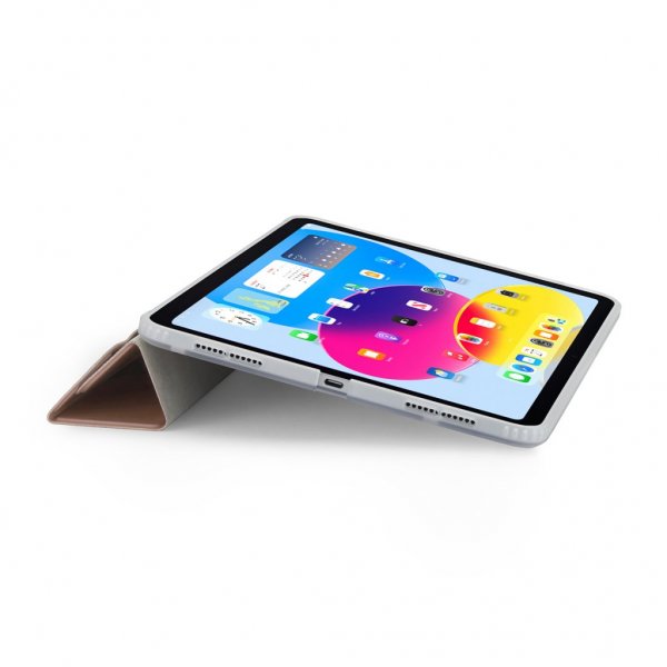 Pipetto iPad 10.9 (gen 10)/iPad 11 (A16) Cover Origami No1 Original Case Metallic Rose