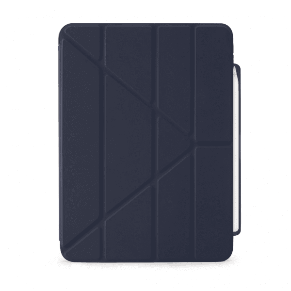 Pipetto iPad Air 11 (M2/M3/M4) Cover Origami No3 Pencil Case Mørkeblå