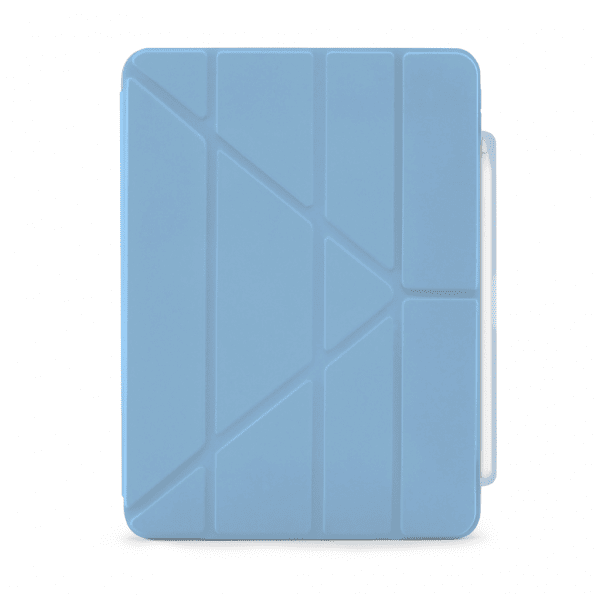Pipetto iPad Air 11 (M2/M3/M4) Cover Origami No3 Pencil Case Lyseblå