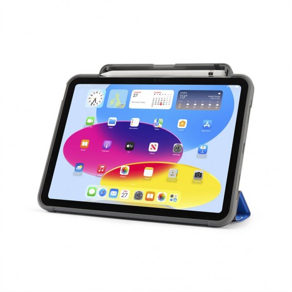 Pipetto iPad 10.9 (gen 10)/iPad 11 (A16) Cover Origami No2 Pencil Shield Royal Blue