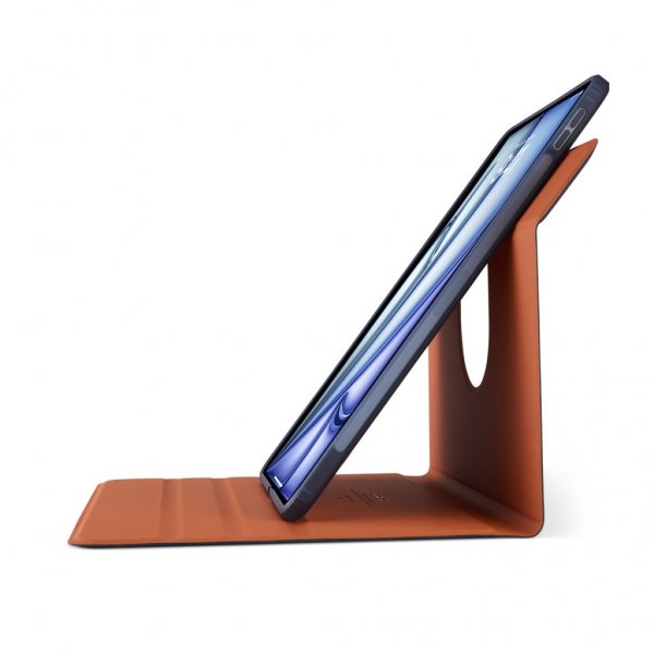 Pipetto iPad Air 11 (M2/M3/M4) Cover Origami No5 Rotating Folio Case Mørkeblå