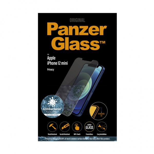 PanzerGlass iPhone 12 Mini Skærmbeskyttelse Standard Fit Privacy