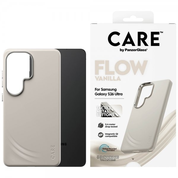 CARE by PanzerGlass Samsung Galaxy S26 Cover Flow MagSafe Vanilla