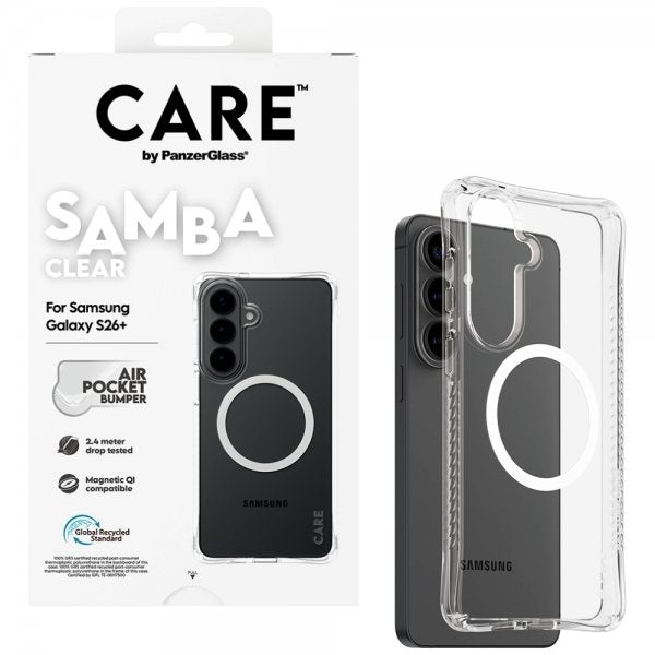 CARE by PanzerGlass Samsung Galaxy S26 Plus Cover Samba MagSafe Transparent