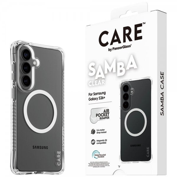 CARE by PanzerGlass Samsung Galaxy S26 Plus Cover Samba MagSafe Transparent