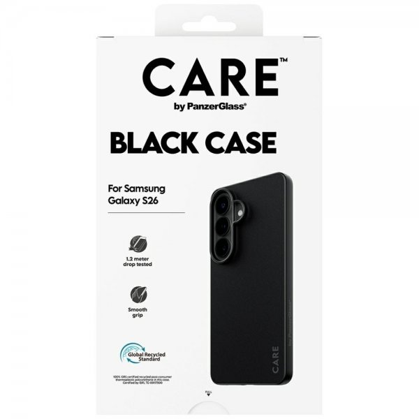 CARE by PanzerGlass Samsung Galaxy S26 Etui TPU Sort