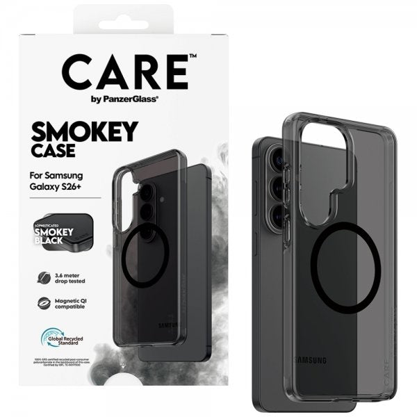 CARE by PanzerGlass Samsung Galaxy S26 Plus Cover Smokey MagSafe Sort