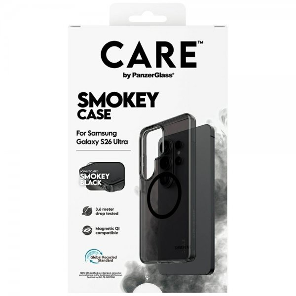 CARE by PanzerGlass Samsung Galaxy S26 Ultra Cover Smokey MagSafe Sort