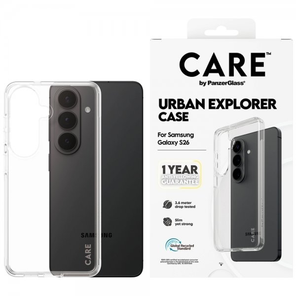CARE by PanzerGlass Samsung Galaxy S26 Cover Urban Explorer Transparent