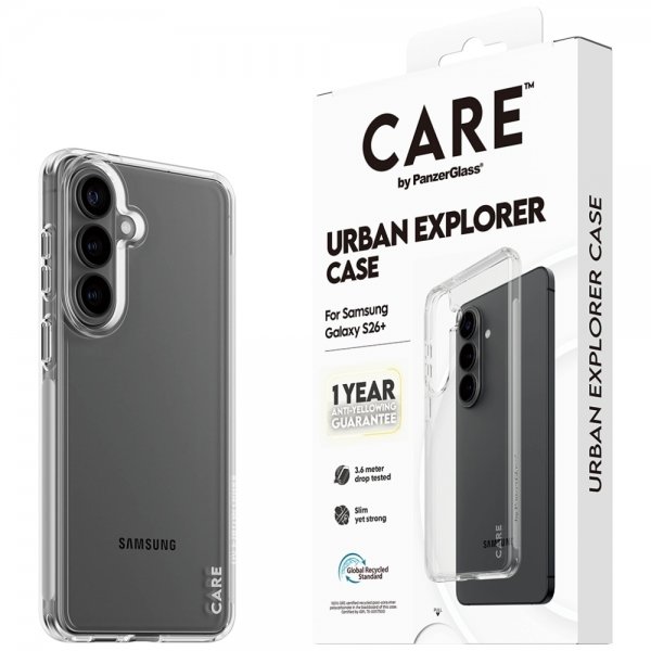 CARE by PanzerGlass Samsung Galaxy S26 Plus Cover Urban Explorer Transparent