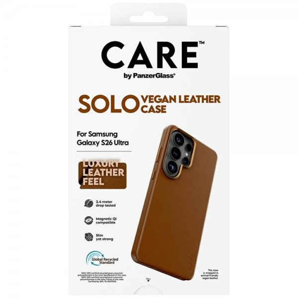 CARE by PanzerGlass Samsung Galaxy S26 Ultra Cover Solo Brun