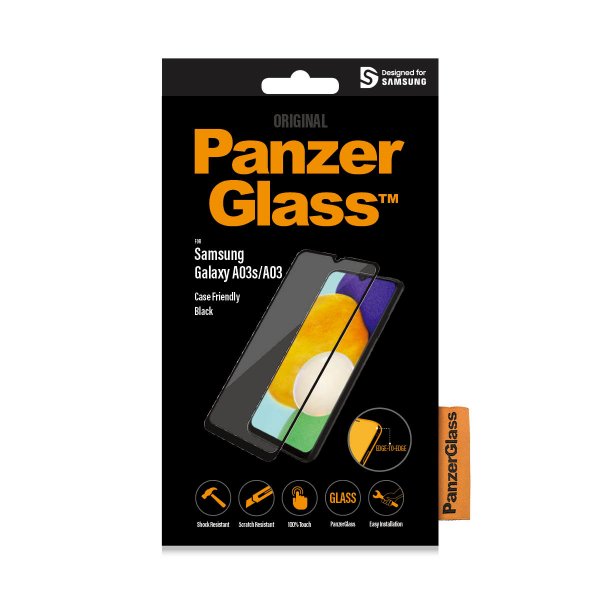 PanzerGlass Samsung Galaxy A03/A03s Skærmbeskyttelse CaseFriendly Edge-to-Edge