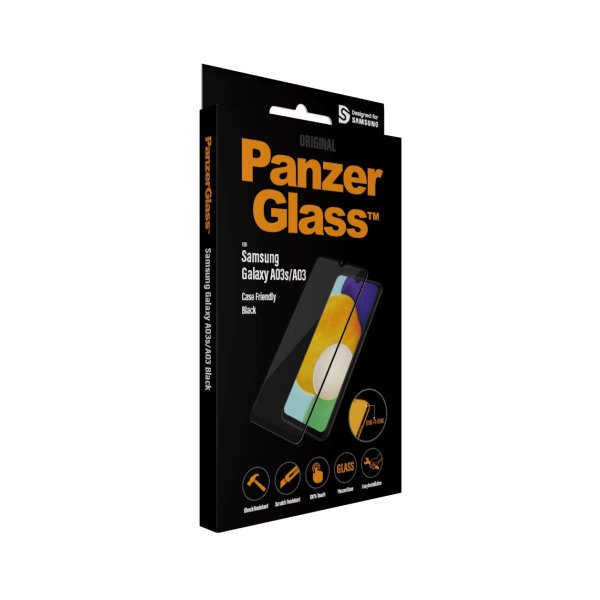 PanzerGlass Samsung Galaxy A03/A03s Skærmbeskyttelse CaseFriendly Edge-to-Edge