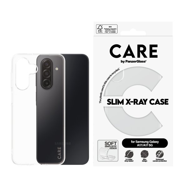 CARE by PanzerGlass Samsung Galaxy A17 Cover Slim X-Ray Transparent