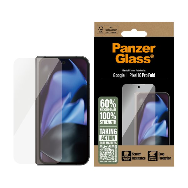 PanzerGlass Google Pixel 10 Pro Fold Skærmbeskyttelse Classic Fit