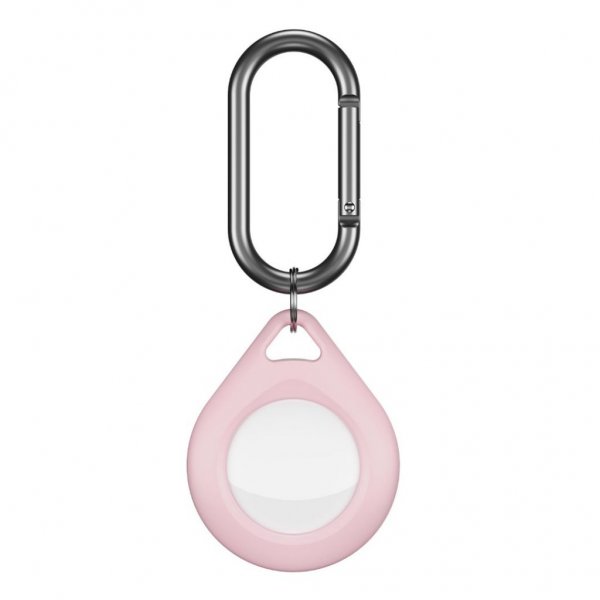 KeyBudz AirTag Holder Secure Dock 2-pak Pink