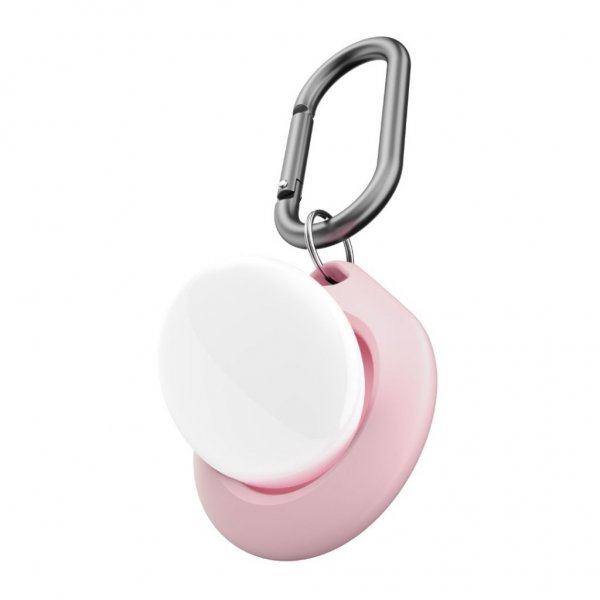 KeyBudz AirTag Holder Secure Dock 4-pak Rosa