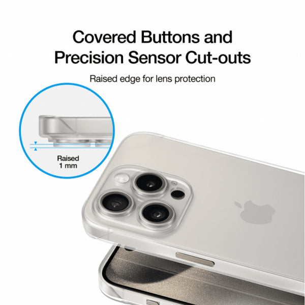 Just Mobile iPhone 15 Pro Cover TENC Slim Fit Frost