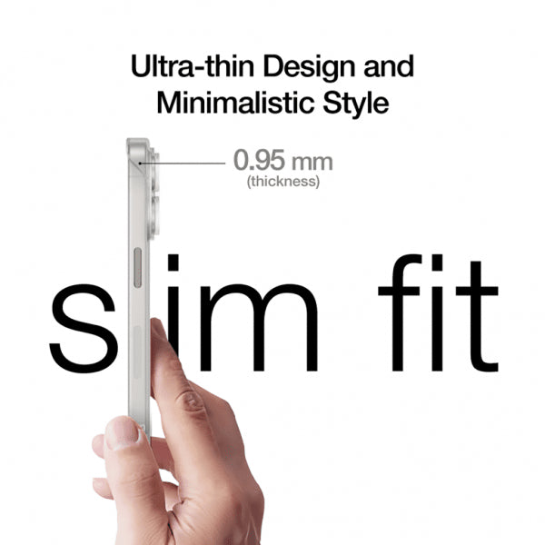Just Mobile iPhone 15 Pro Cover TENC Slim Fit Frost