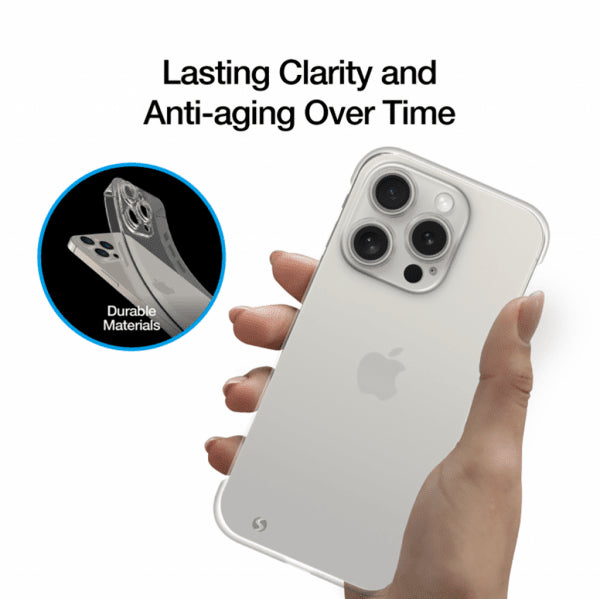 Just Mobile iPhone 15 Pro Max Cover TENC Slim Fit Frost