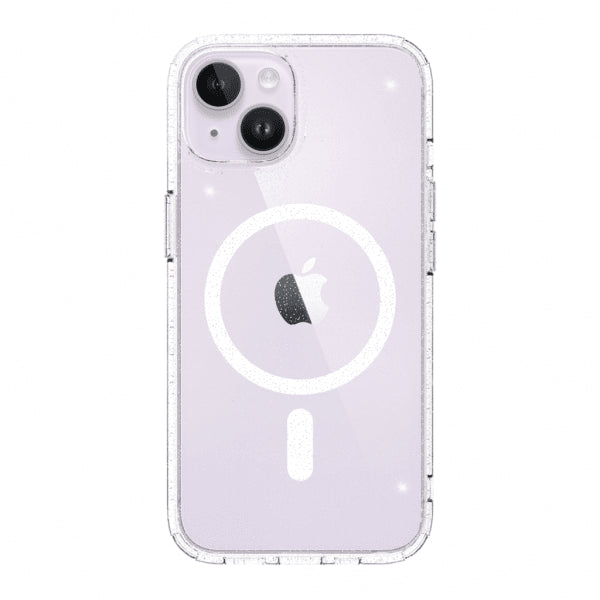 Just Mobile iPhone 14 Cover TENC BlingBling MagSafe Transparent