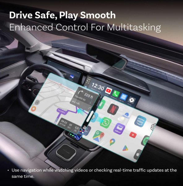 Ottocast Aibox E2 Apple CarPlay/Android Auto AI Boks