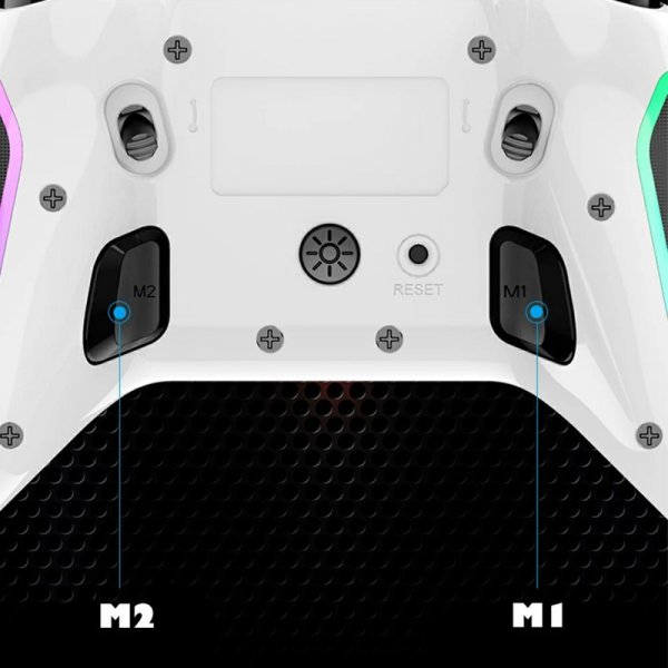 Ipega PG-9666 Trådløs Spilcontroller RGB Hvid