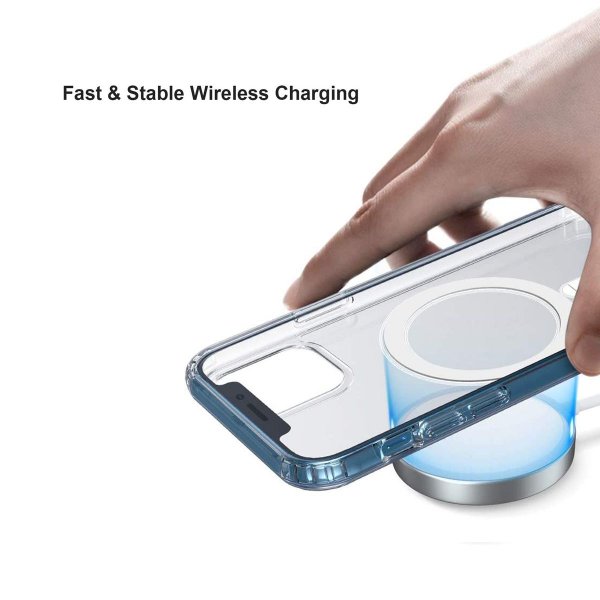 iPhone 12 Mini Cover TPU MagSafe Stødsikkert Transparent
