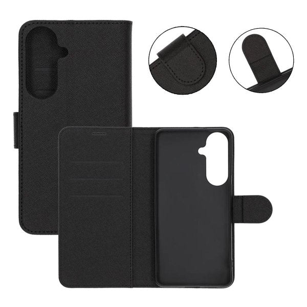 Samsung Galaxy S26 Plus Cover med Stativ Sort