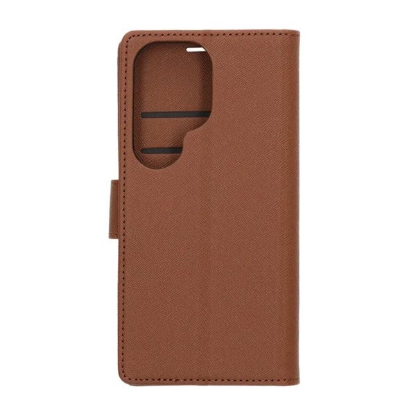 Samsung Galaxy S26 Ultra Etui med Støttefunktion Brun