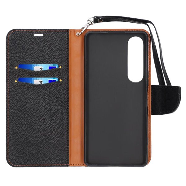 Sony Xperia 1 VI Etui med Stativ Sort