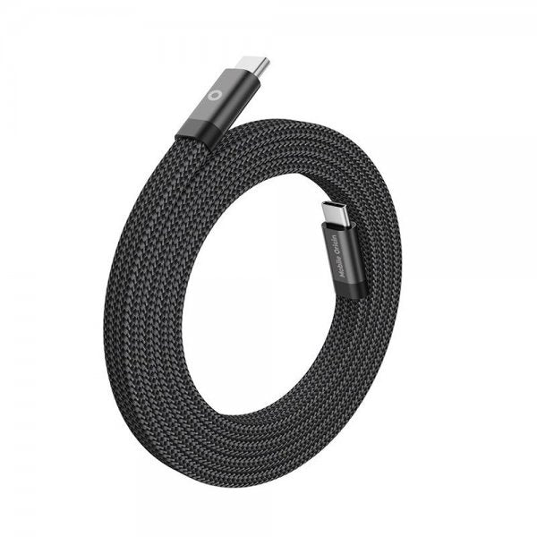 Mobile Origin Flad Kabel Magnetisk USB-C til USB-C 1m Sort