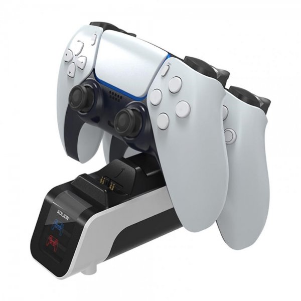 Aolion PlayStation 5 DualSense Controller Dobbelt Opladningsdock