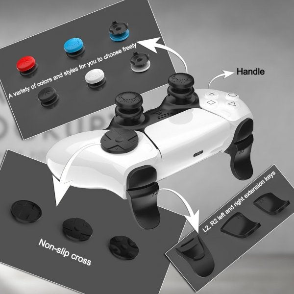 PlayStation 5 Thumb Grips Trigger Extender D-Pad Antislip