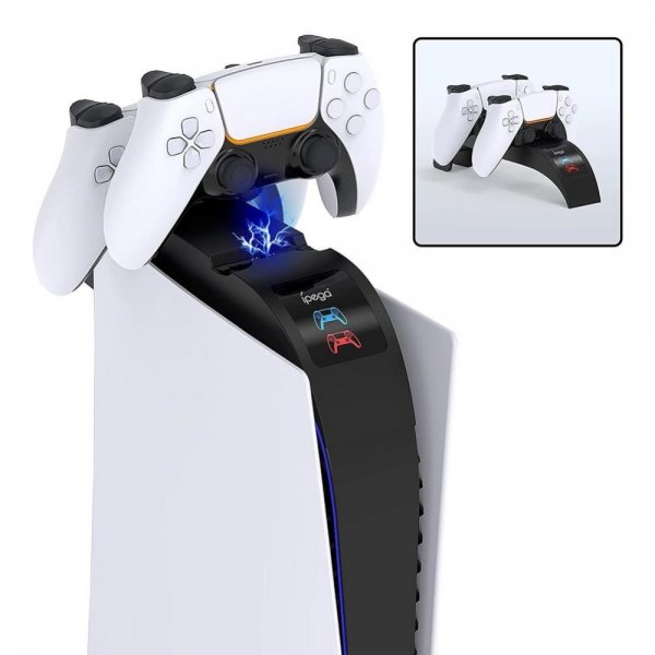 Ipega PlayStation 5 Topmonteret Hurtigopladningsdockingstation