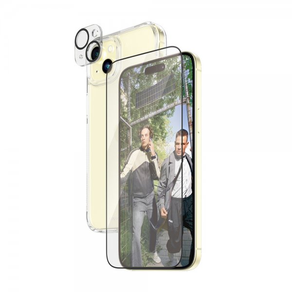 PanzerGlass iPhone 15 Plus 3-i-1 pakkesæt