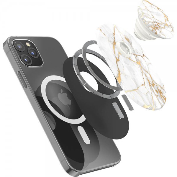 Popsockets PopGrip til MagSafe Gold Lutz Marble