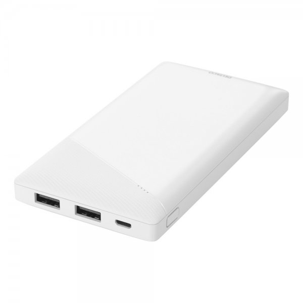 Deltaco Powerbank 10.000 mAh 10W Hvid