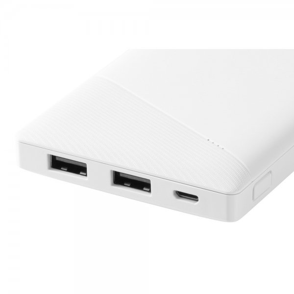 Deltaco Powerbank 10.000 mAh 10W Hvid