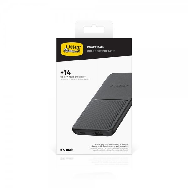 Otterbox Powerbank 5K mAh USB-A USB-C Sort