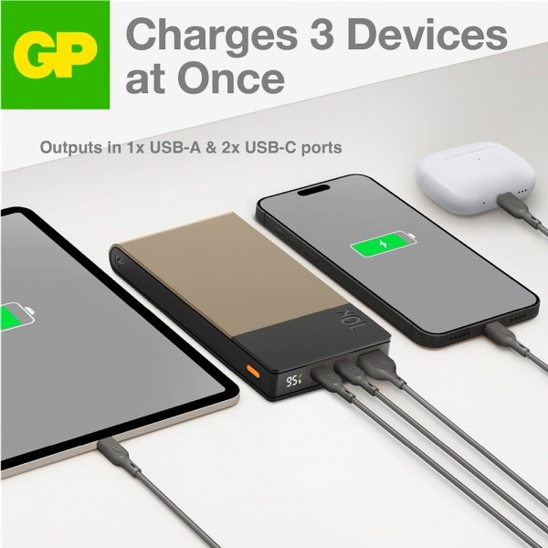 GP Powerbank M2+ 10.000 mAh Beige