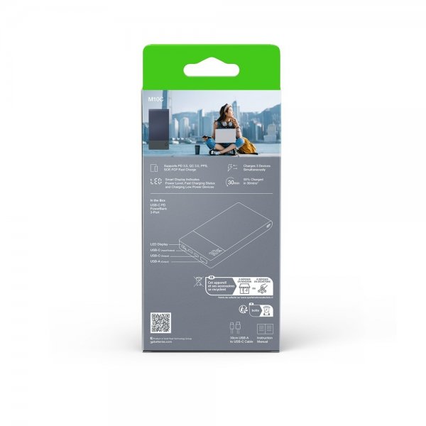 GP Powerbank M2+ 10 000 mAh Blå