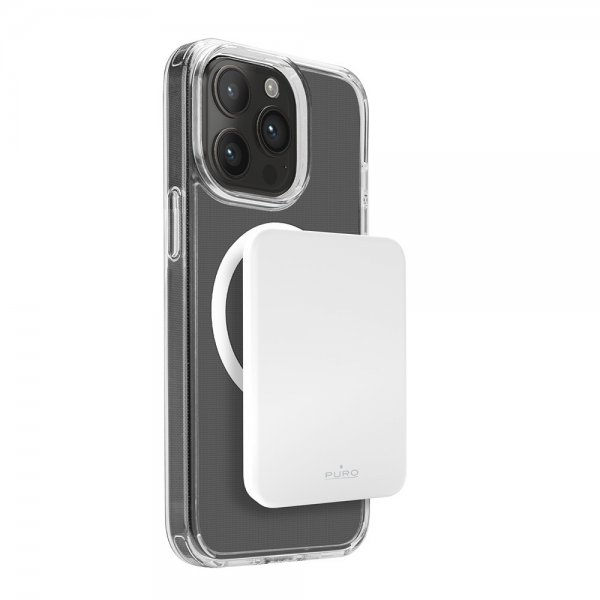 Puro MagSafe Powerbank Mini Power Mag Hvid
