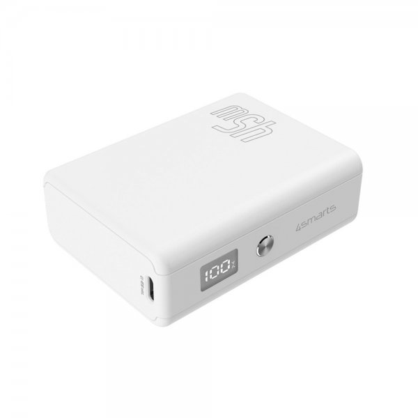 4smarts Powerbank Pocket Slim 10.000 mAh 45W Hvid