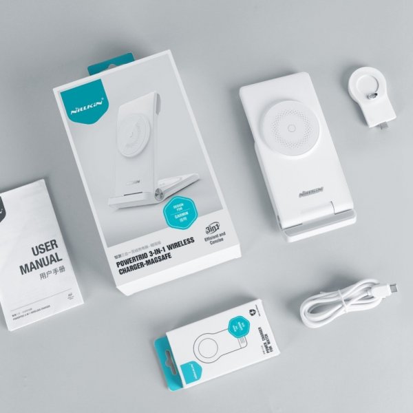 Nillkin Powertrio 3-i-1 MagSafe Trådløs Oplader